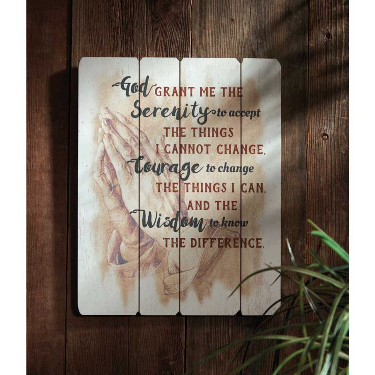 Wood Pallet Sign - Serenity Prayer