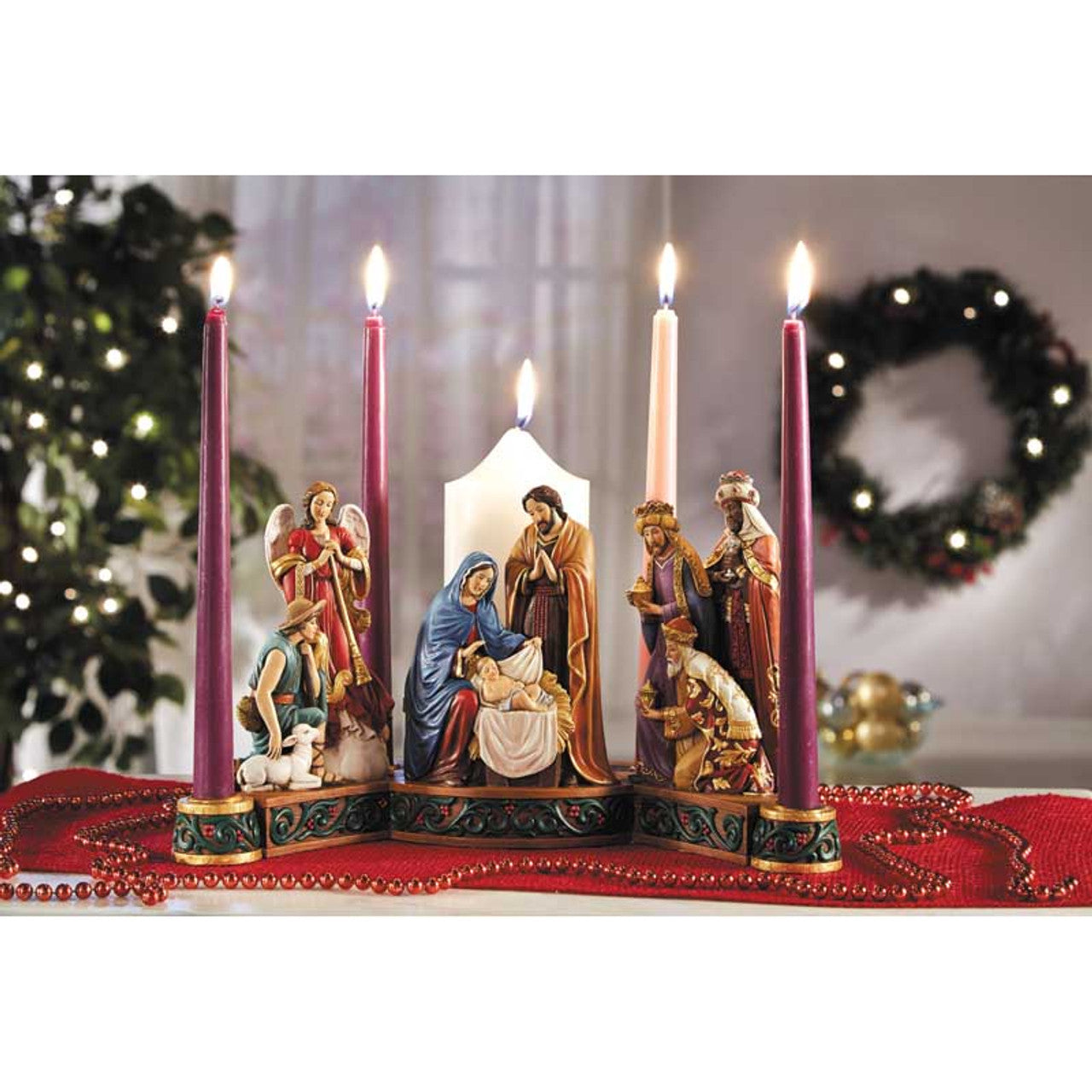 Nativity Advent Candleholder, CBB3052