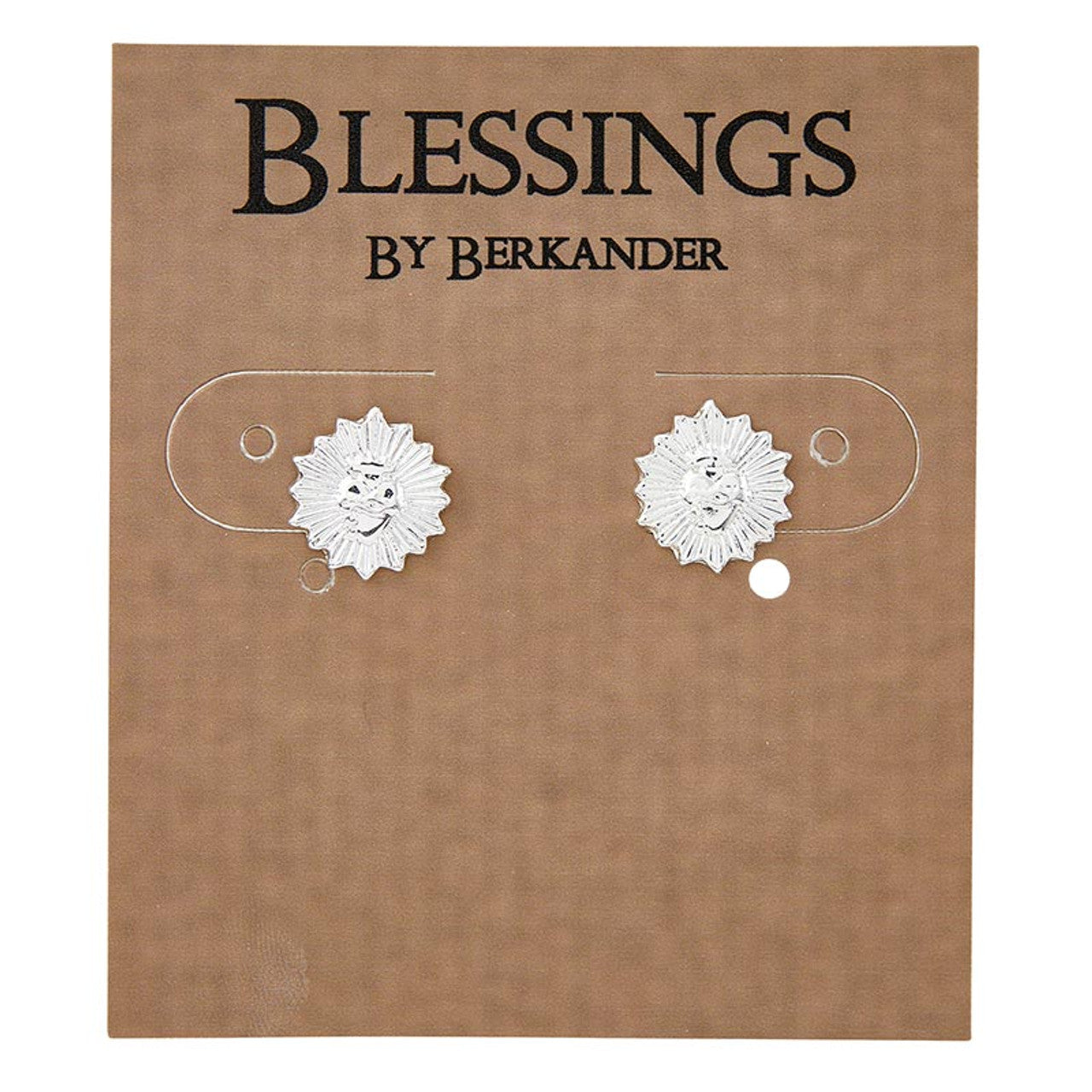 Sacred Heart Stud Earrings