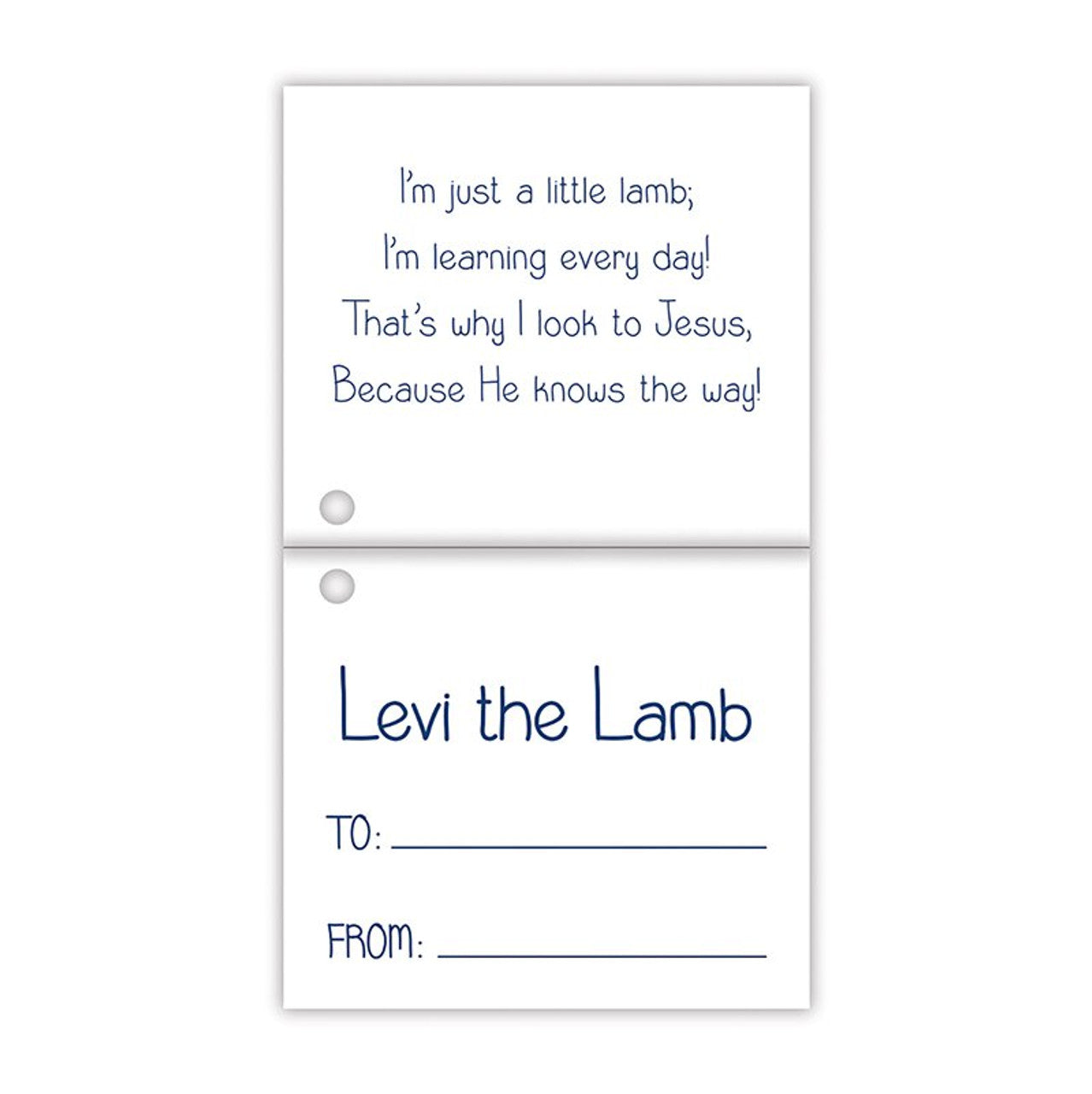 Plush Levi Lamb