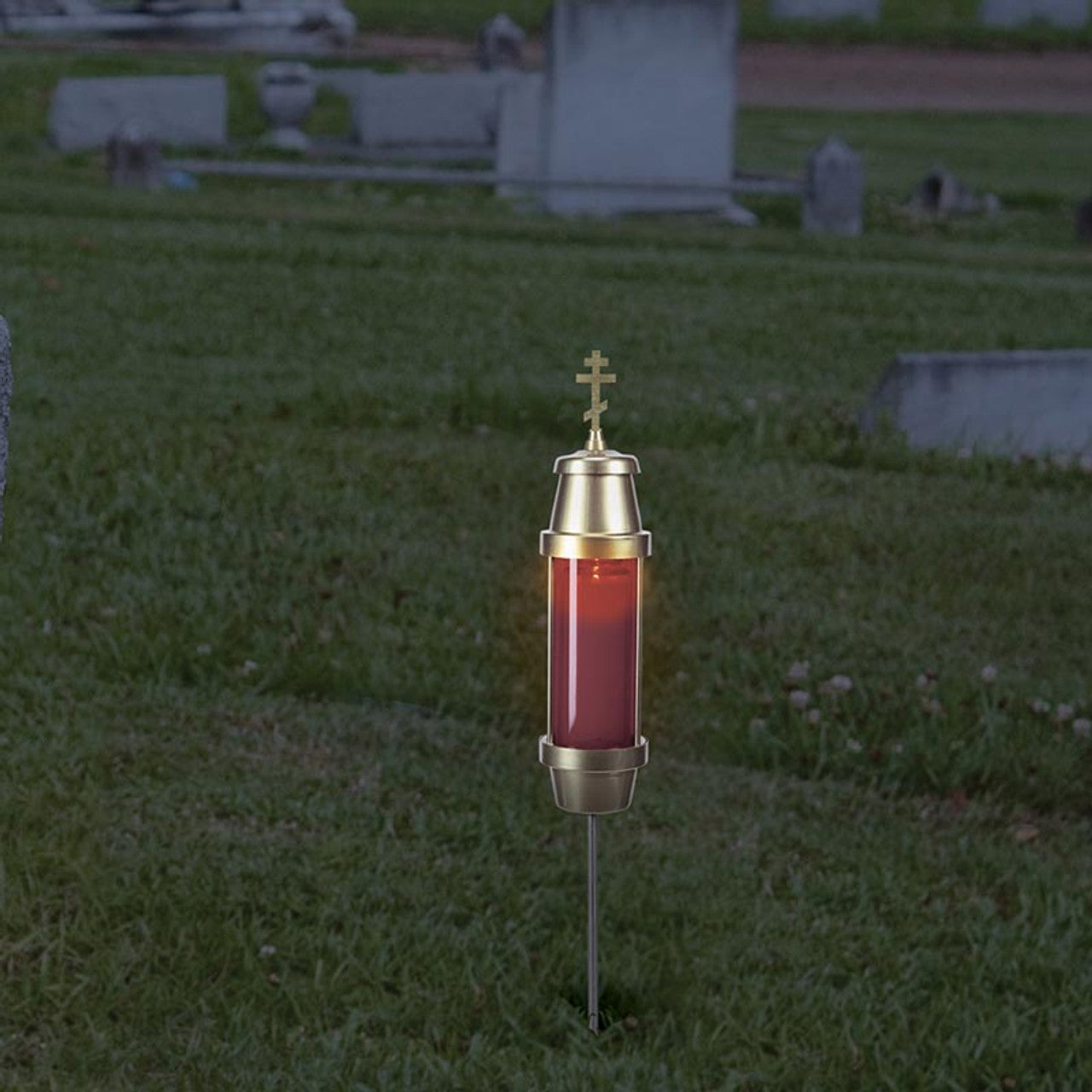 Orthodox Cross Cemetery Light