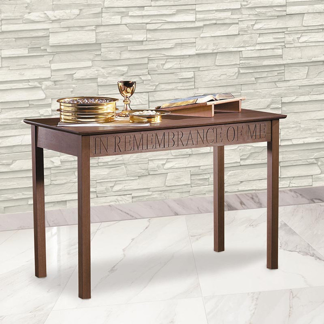 In Remembrance of Me Communion Table