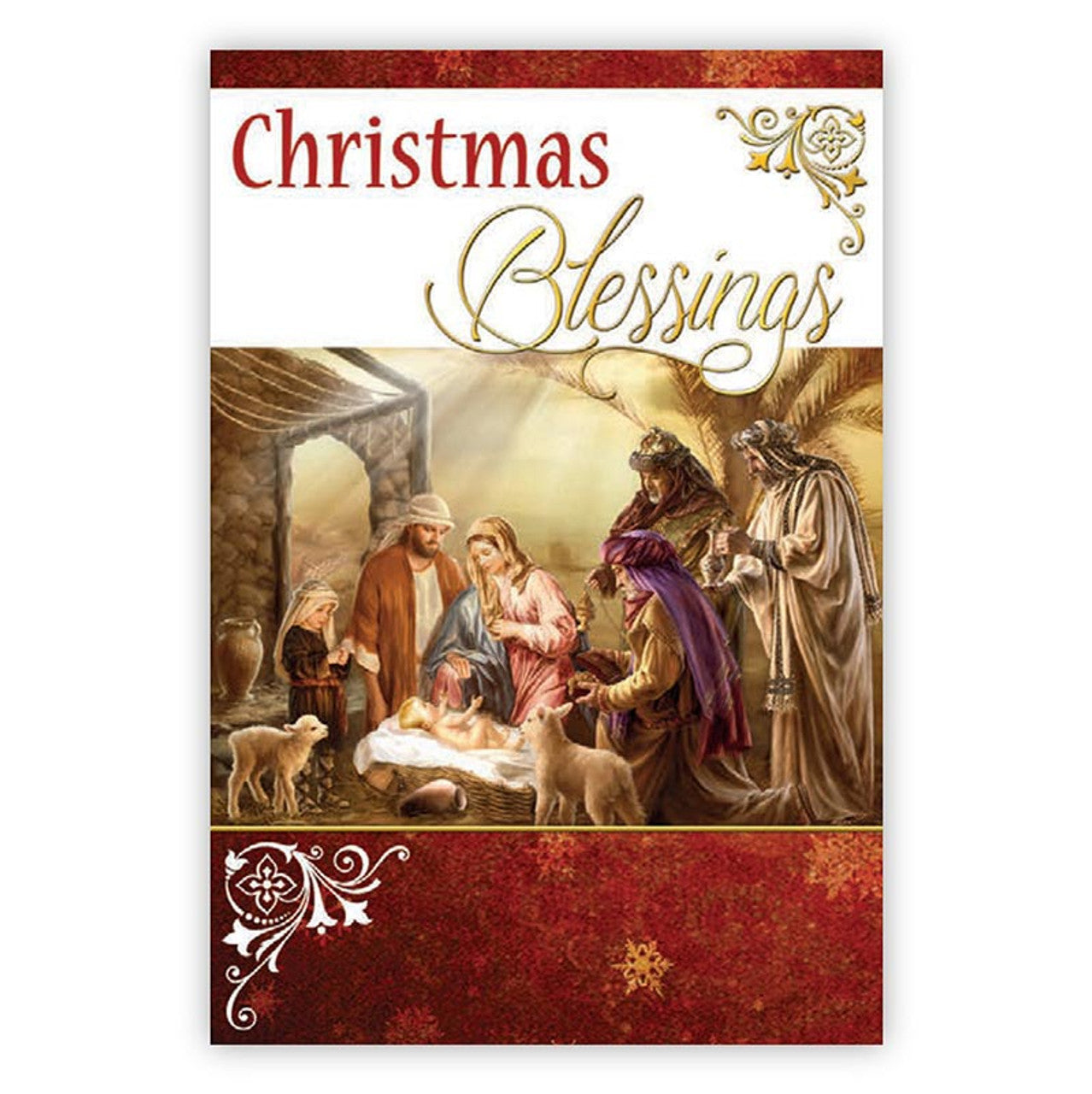 Boxed Christmas Cards Christmas Blessings (4 Asst) - 12 cards/bx