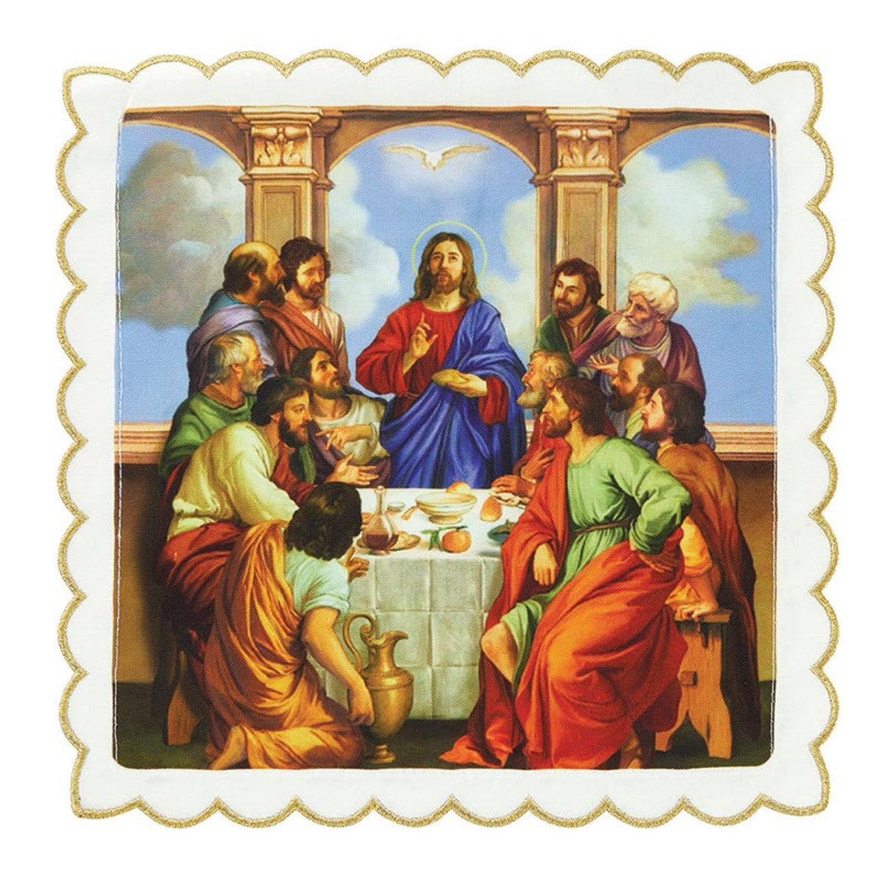 The Last Supper Chalice Pall - 1/pk