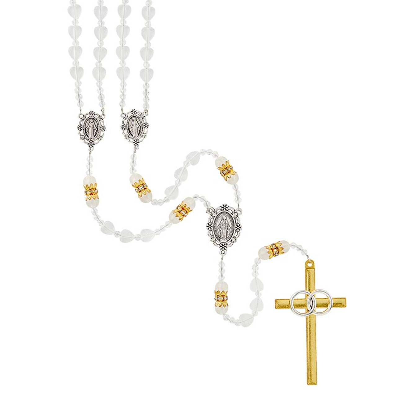 Heart Bead Lasso Wedding Rosary