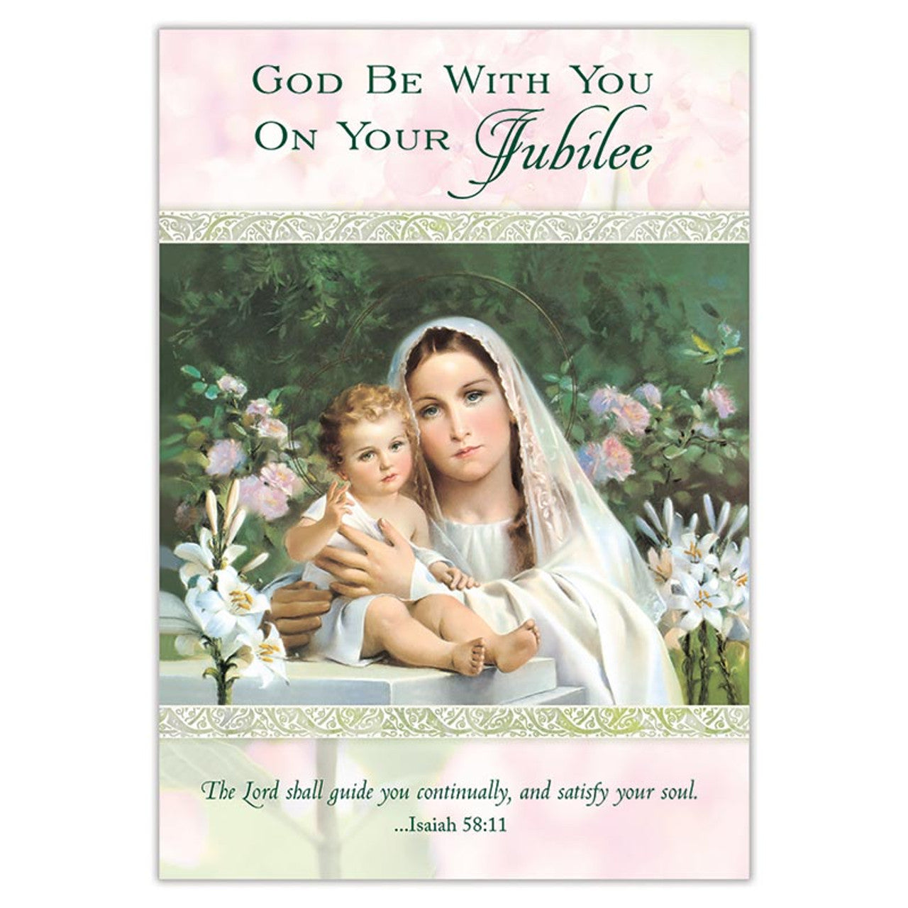 God Be With You on Your Jubilee Anniversary Card
