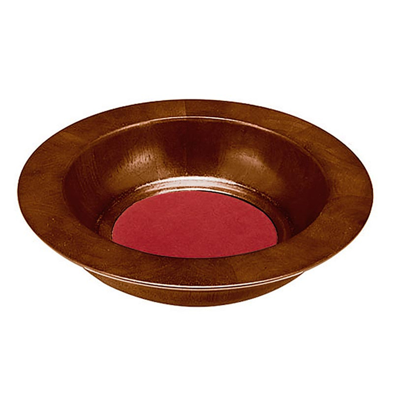 Walnut Stain Wood Offering Plate