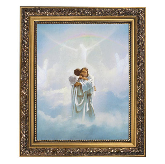 The Reunion (Welcome Home) Gold Tone Framed Print