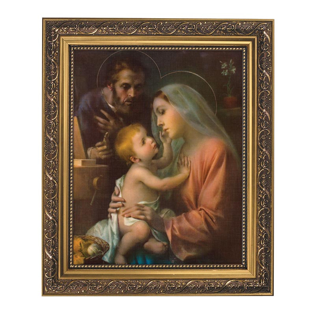 Madonna and Child Gold Tone Framed Print