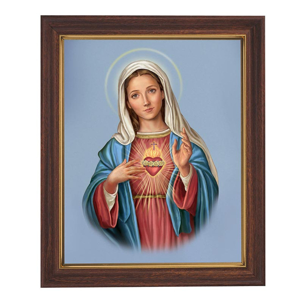 Immaculate Heart Wood Framed Print