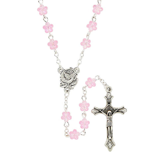 Floral Rosary - Pink Rosary