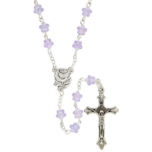 Floral Rosary - Amethyst Rosary
