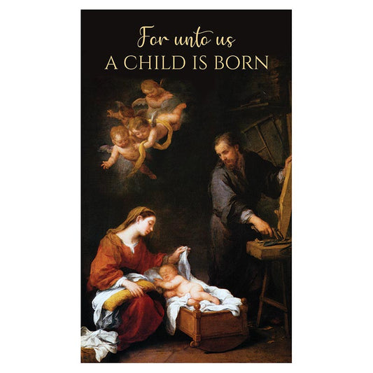 For Unto Us A Child Is Born Banner