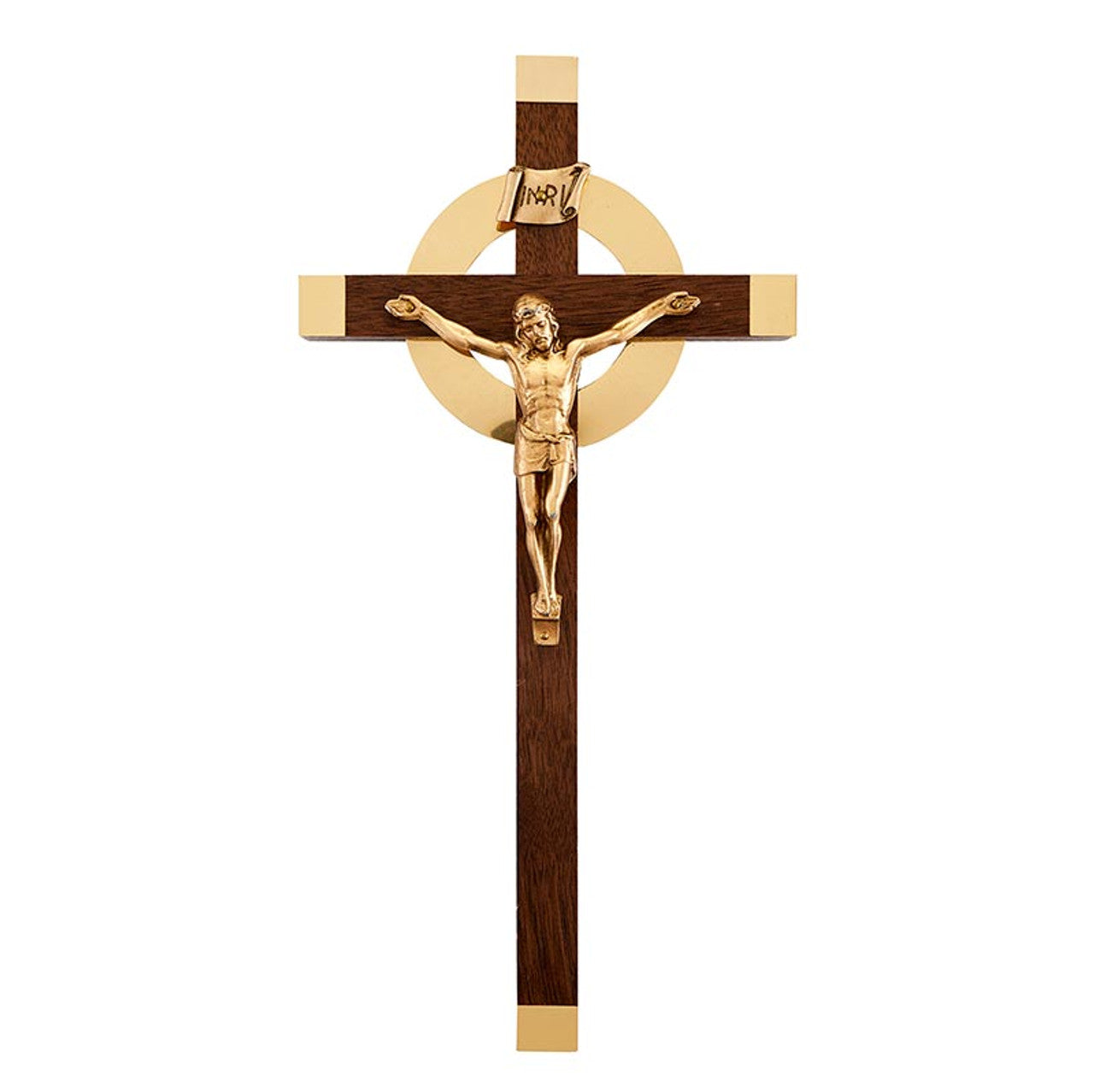 12" H Walnut Cross