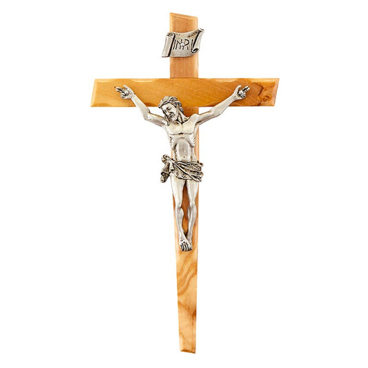 Olive Wood Crucifix (JC-4118-E)