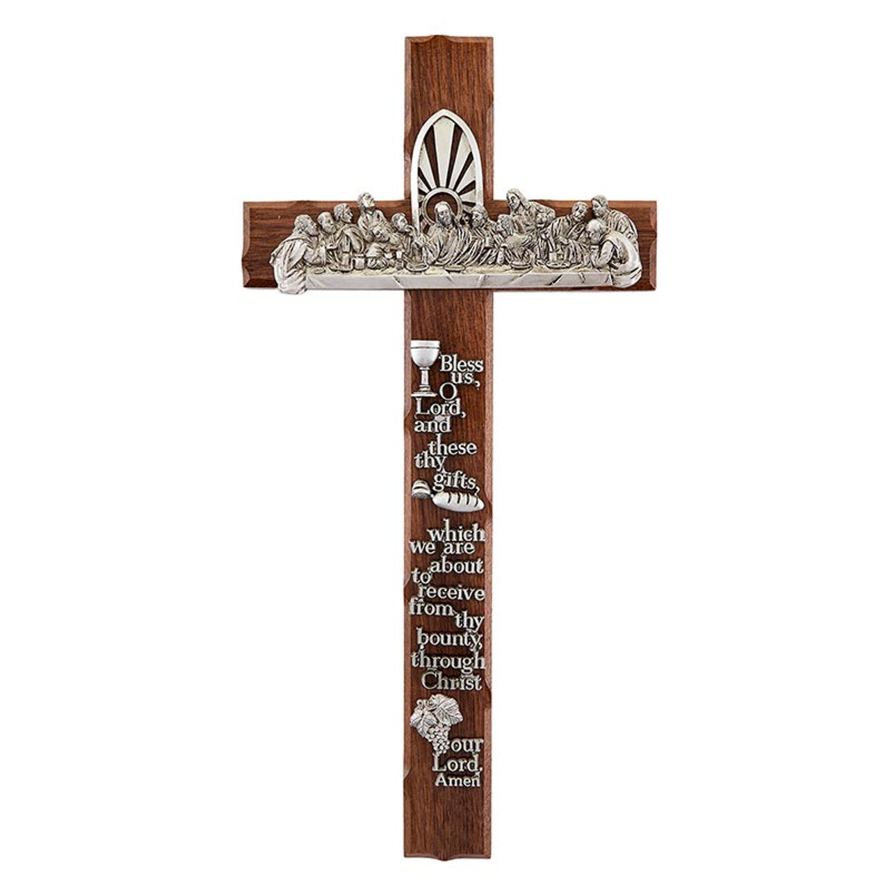 Notched Last Supper Cross (JC-5056-E)