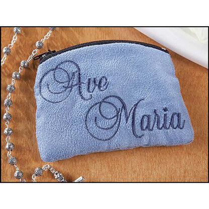 Ave Maria Cloth Rosary Cases - 3/pk