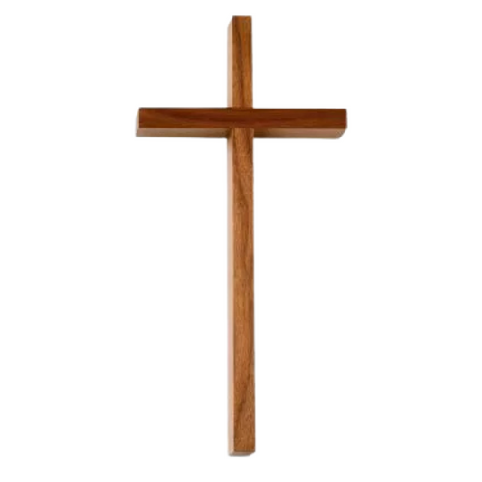 Plain Oak Block Cross