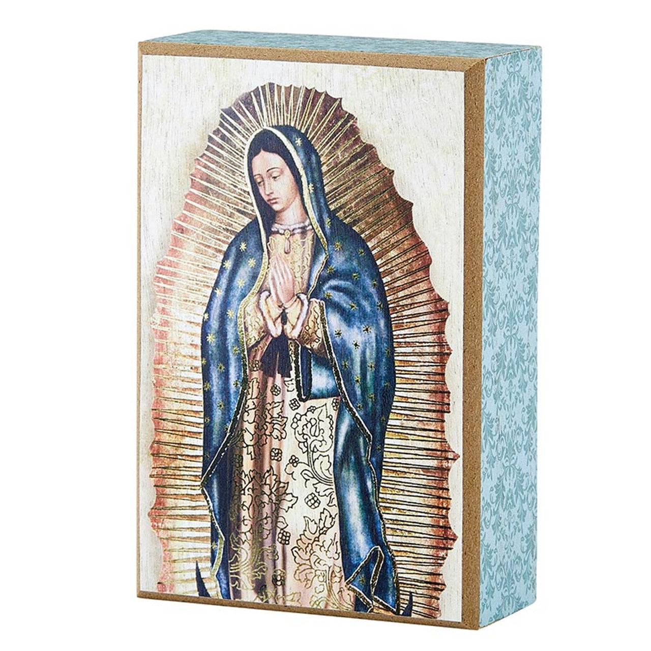 Our Lady Of Guadalupe Box Sign