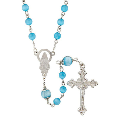 Wire Wrapped Rosary - Miraculous
