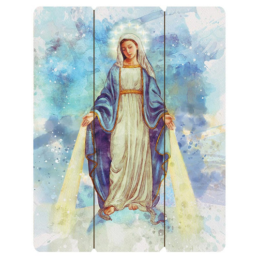 Our Lady of Grace Wood Pallet Sign