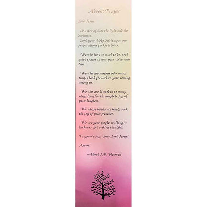 Purple Spring Journey Holding Cross