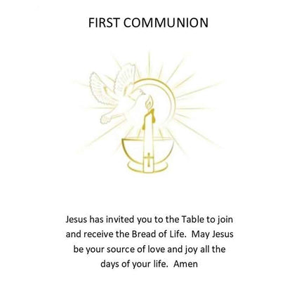 Gold Luster Journey Holding Cross