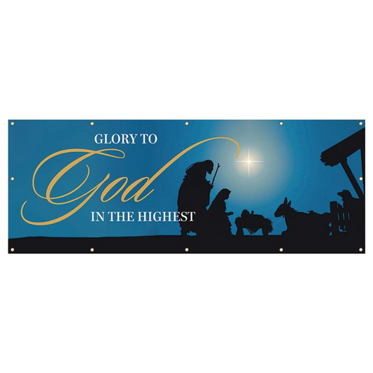 Glory to God In The Highest - Outdoor Banner