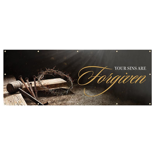 Your Sins Are Forgiven - Outdoor Banner