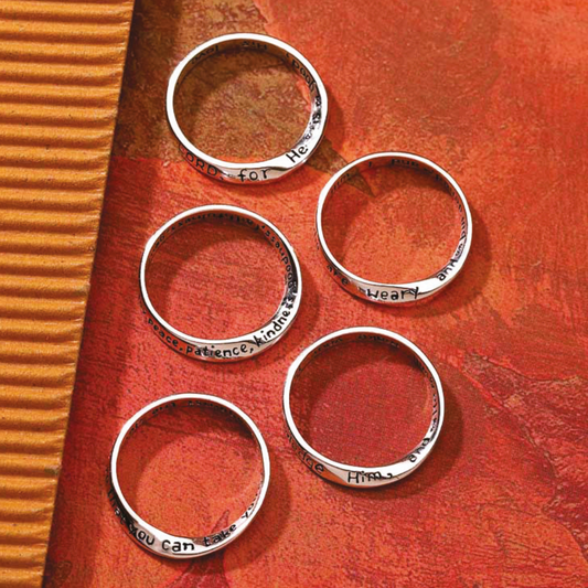 Sterling Silver Mobius Rings