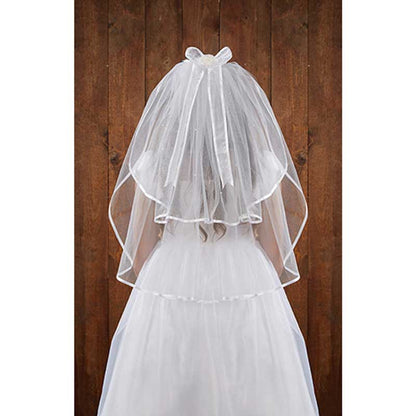 Crystal Tiara First Communion Veil