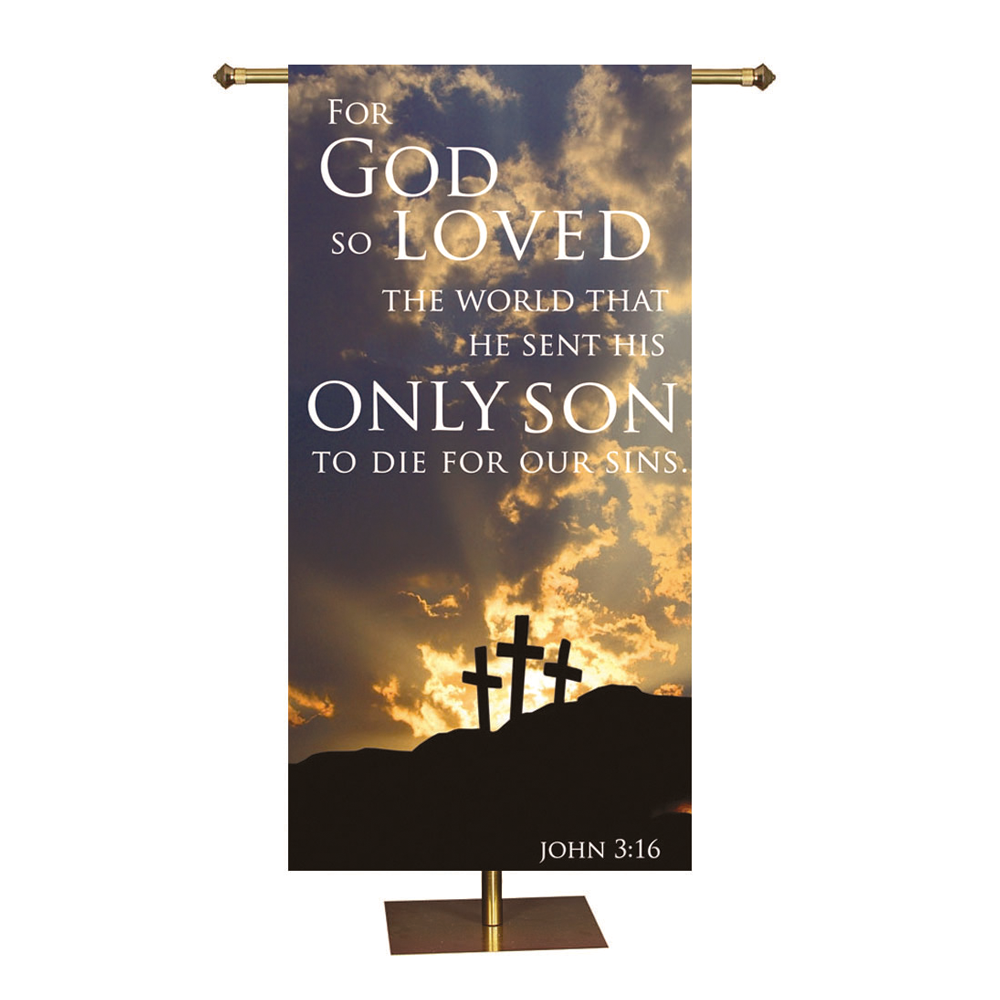 For God So Loved Banner