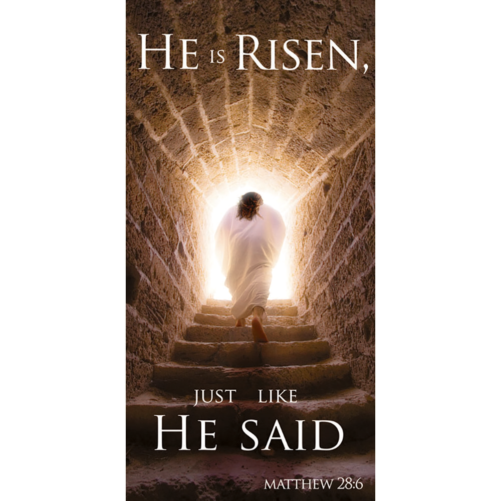 He Is Risen Banner