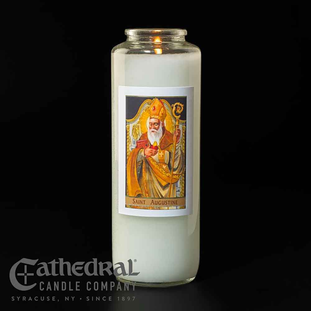 6 Day Saint Augustine Glass Devotional Light