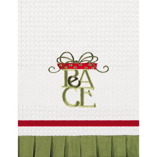 100% Cotton Christmas Peace Kitchen Towel