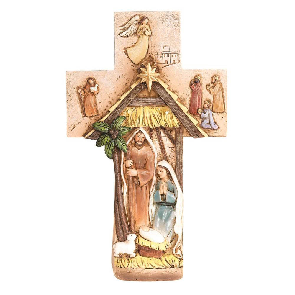 8 1/4" High Holy Family Cross