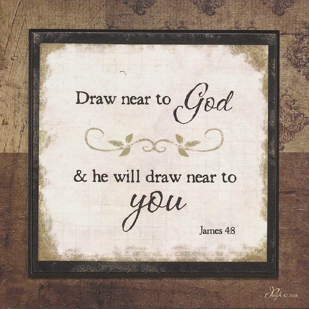 Draw Near To God Plaque