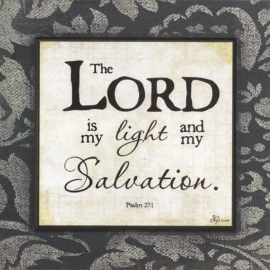 The Lord Is My Light Plaque