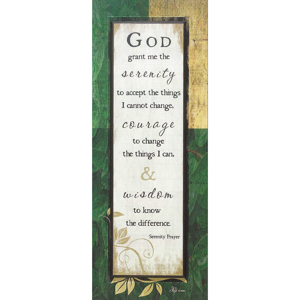 Serenity Prayer Plaque