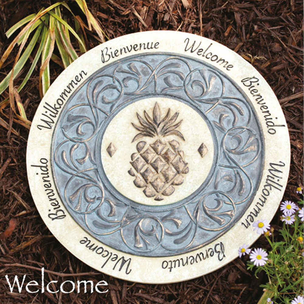 Welcome Garden Stone Plaque