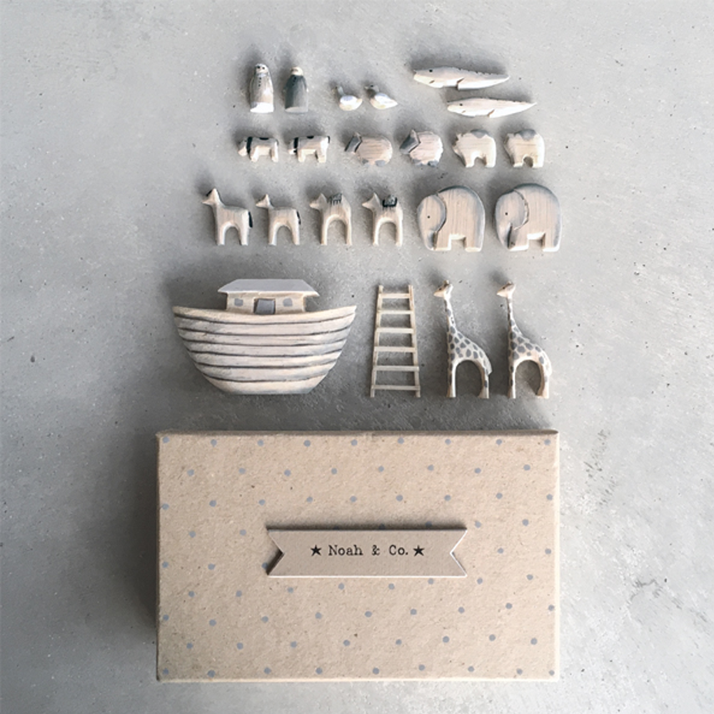 Natural Little Noah's Ark Set in Box