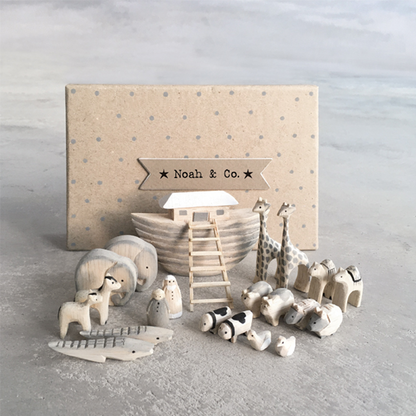 Natural Little Noah's Ark Set in Box