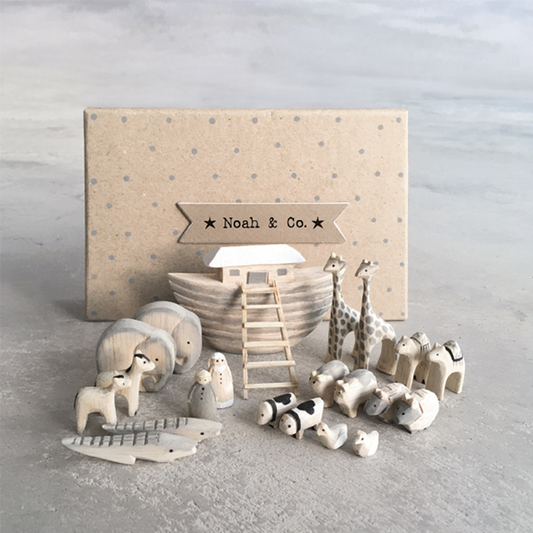 Natural Little Noah's Ark Set in Box