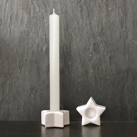 Candle with Holder - Star