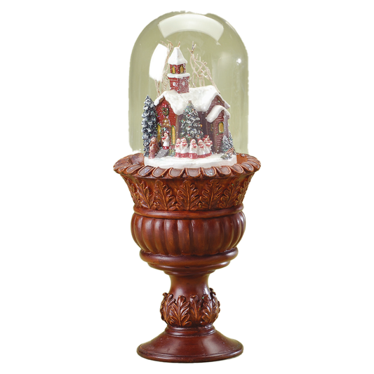 11" High Christmas Musical Glitterdome