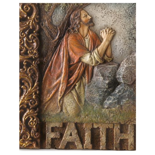 8" High Faith Wall Plaque