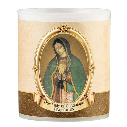 Our Lady of Guadalupe Devotional Votive Candles - Pack of 4