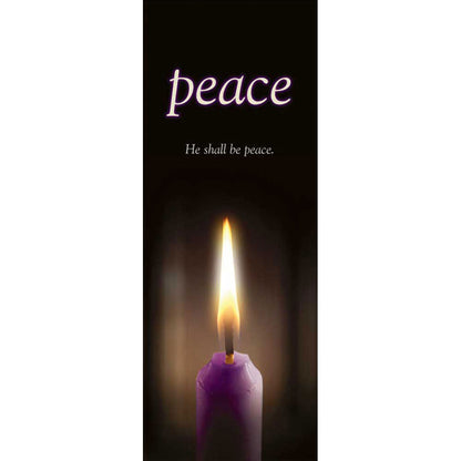 5 Piece Advent Candle Series Banner Set