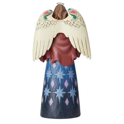 Lighted Angel with Holy Scene
