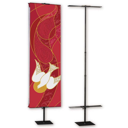 Double Metal Banner Stand